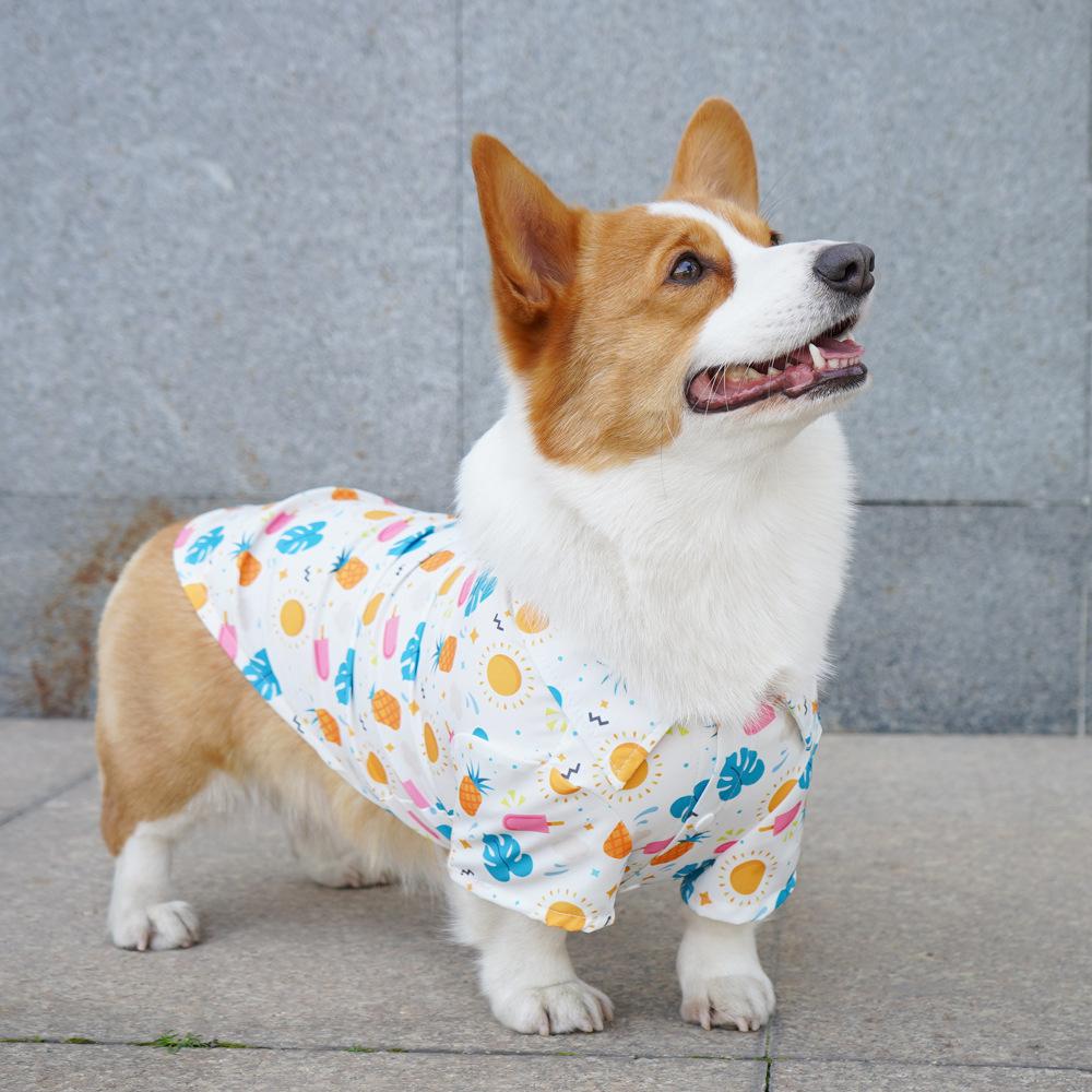 Pet It Trendy Brand Fashion Dog Clothes Shirt Summer Than Bear Teddy Schnauzer Corgi Pet Clothes Hawaii