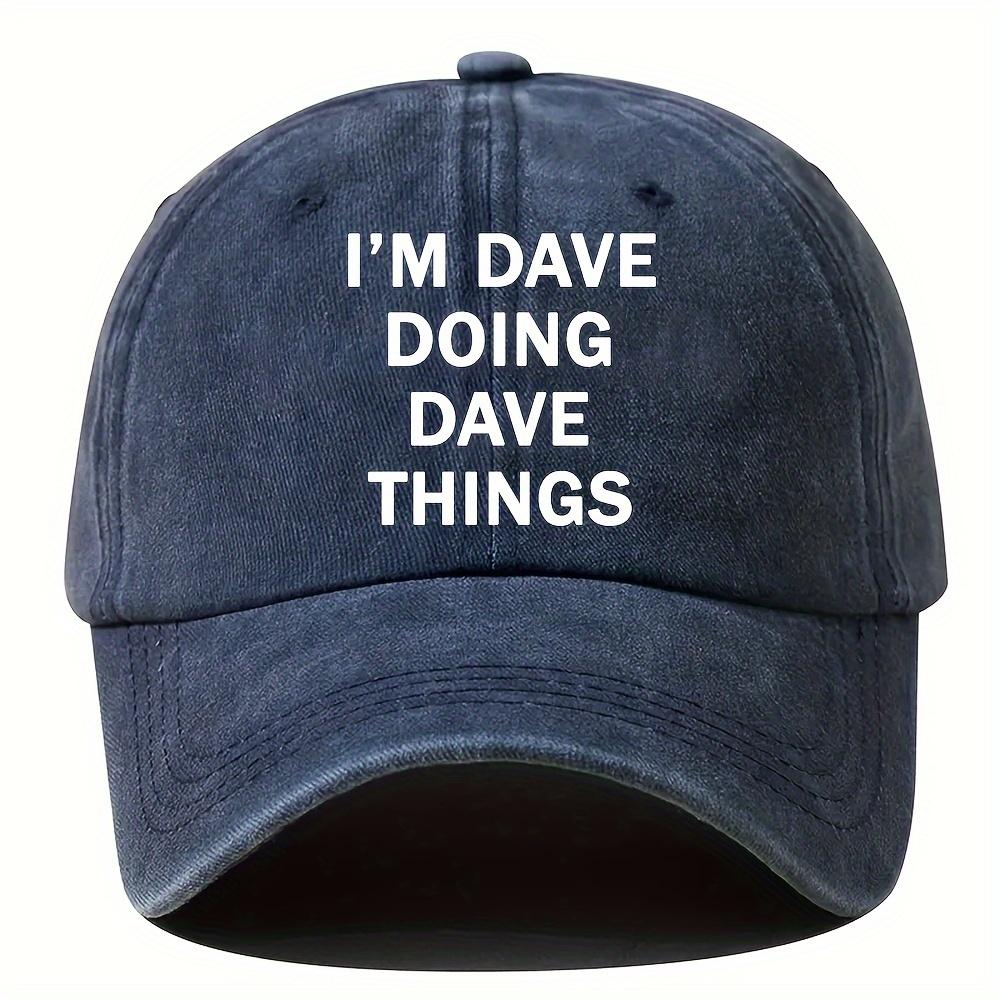 Funny Baseball Cap Men's Retro Washed Visor Hat for Outdoor Fashion