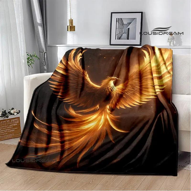 3D Phoenix printed blanket Flannel Warm blankets Soft and comfortable blanket bed linings cubre cama Birthday Gift