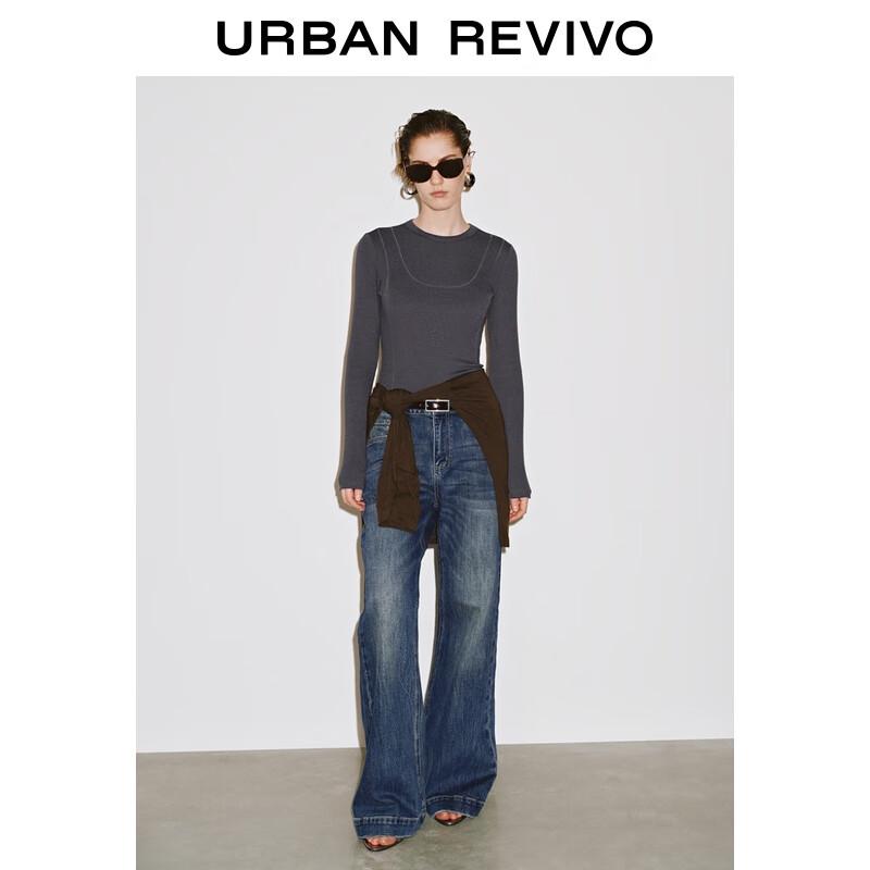 

Женские джинсы клеш винтажной варки 30