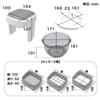 THANKO Potato Cutter PDCR25HWH Manual Potato Cutter with Replacement Blades for French Fries and Potatoes Easy-to-Use Push-Button - (Chopper, Slicer)