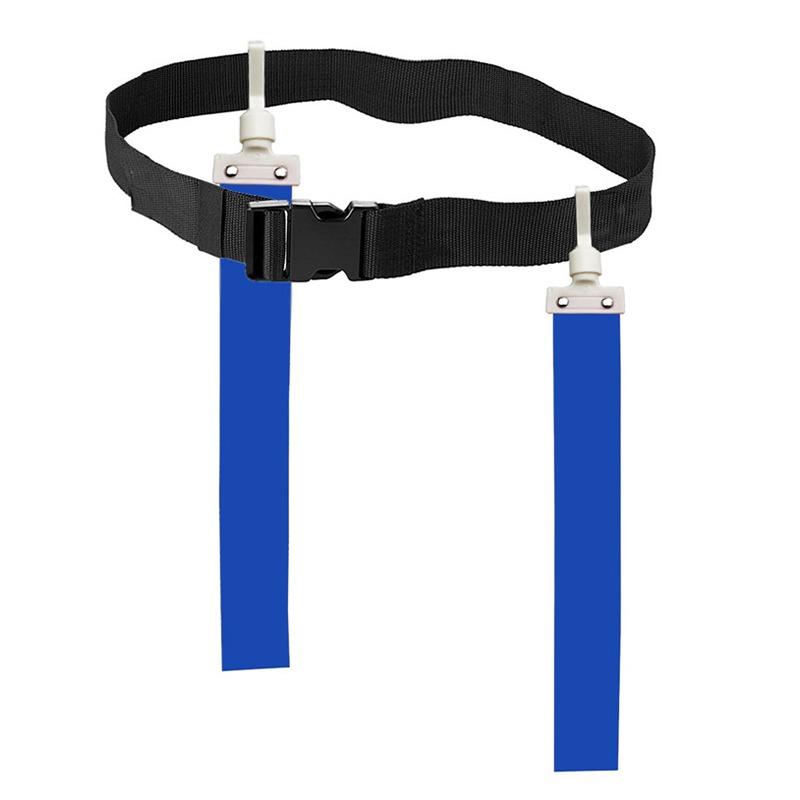 1pc Adjustable Soccer Rugby Flag Tag Waist Strap Football Waist Flag American Style Football Match Training Belt