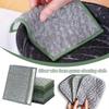 5Pcs Double-Side Wiping Rags Reusable Kitchen Cleaning Cloths Microfiber Dishcloths  Home Use