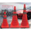 Foldable Safety Reflective Traffic Cone - Emergency Road Barrier & Warning Facility