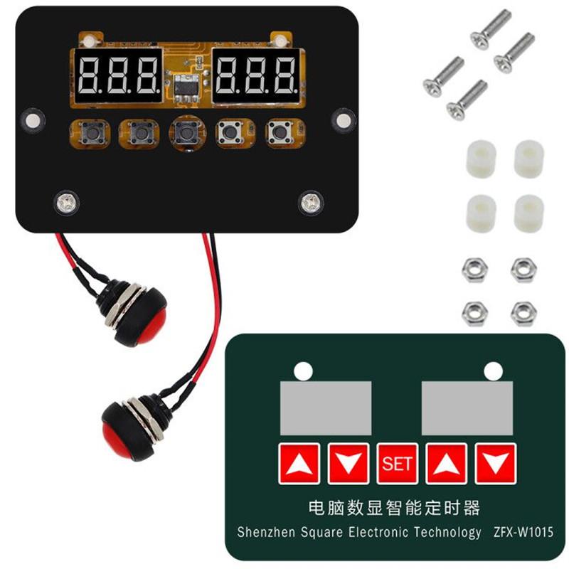 Microcomputer Digital Display Intelligent Timer ZFX-W1015 Adjustable Electronic Thermostat Temperature Controller 12V 24V 220V