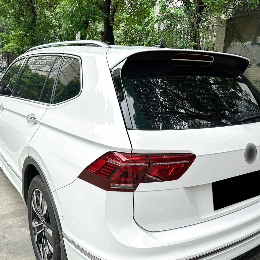 Glossy Black Rear Window Side Spoiler For VW Tiguan R-Line MK2 2017 2018 2019-2025 1Pair Car Side Spoiler Wing