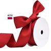 Double-Sided Matte Polyester-Cotton Ribbon, 2.5cm Wide, for Bow and Gift Packaging, Thickened Matte Finish.