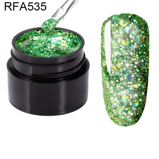 Glitter Rhinestone UV LED Nail Gel Polish Soak Off Varnish Lacquer