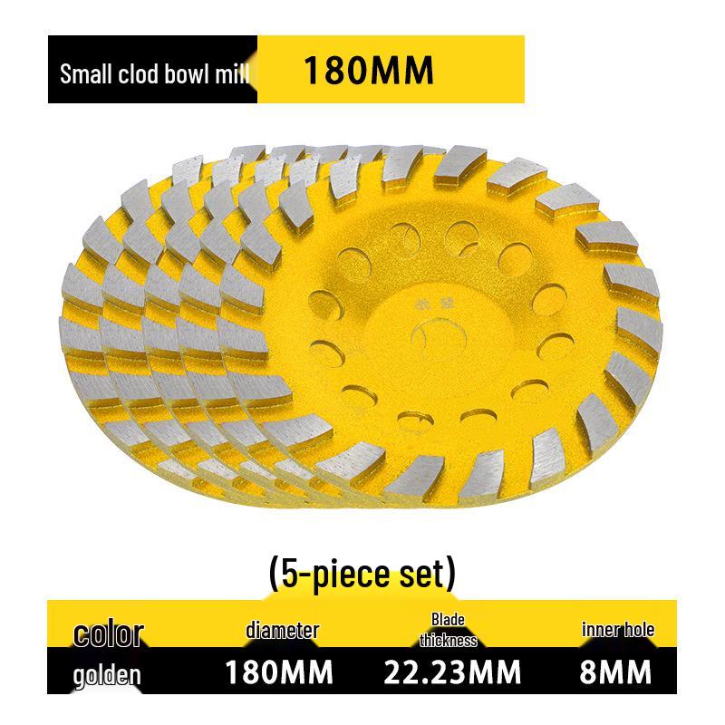 Diamond Grinding Disc for Angle Grinders - Marble, Stone, Concrete, and Cement Edging and Sanding Wheel