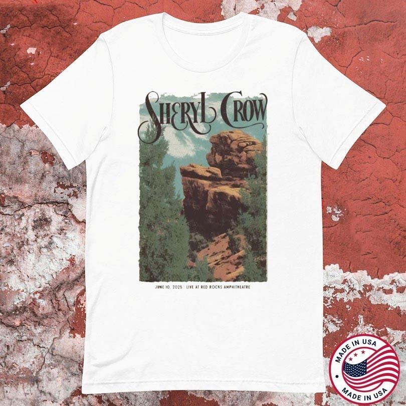 New Sheryl Crow Singer Tour Music Heavy Cotton White S5XL T Shirt AG583 Unisex T-Shirt XXXL