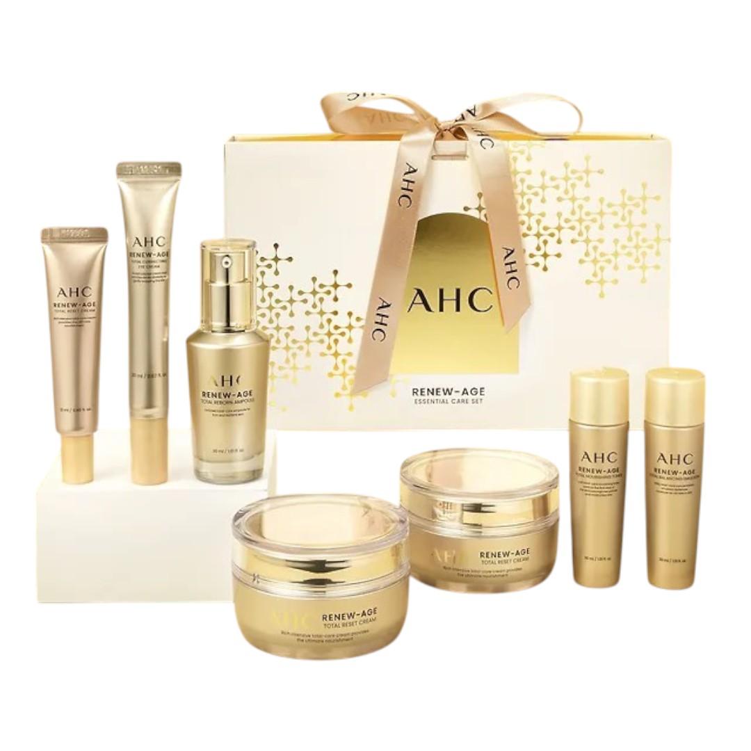 

[7-Piece Set] AHC Renewage Nutrient Cream Duo + Ampoule + Eye Cream + Toner + Emulsion + Mini Cream