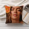 Singer Karol G Tropicoqueta Pillow Case Home Decoration Cushion Cover Suitable For Bedroom Car Office Sofa