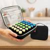 Handheld Insulin Vial Storage Case 30 Slots Medicine Organizer Box  For Home Travel