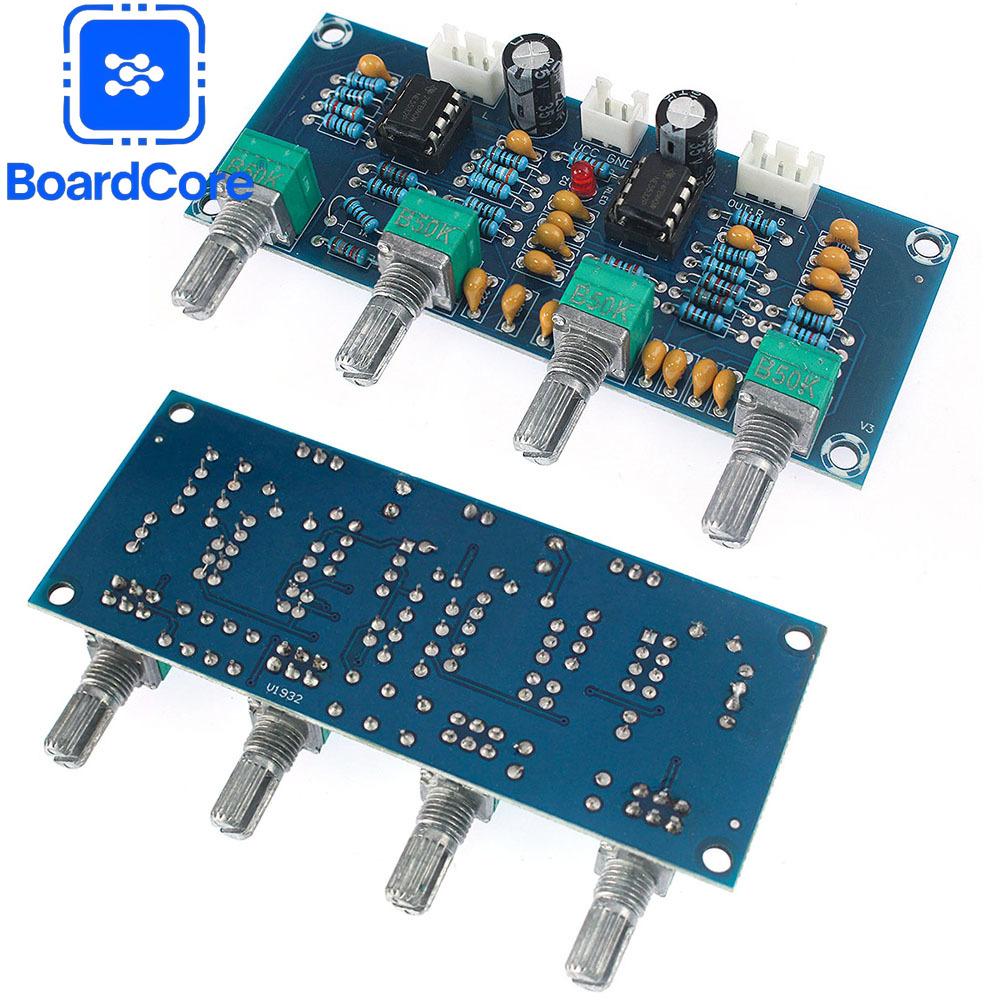 XH-A901 Vorverstärker Preamp mit Höhen Bass NE5532 Klangregler Lautstärkeregelung Vorverstärker Klangregler für Verstärkerplatine