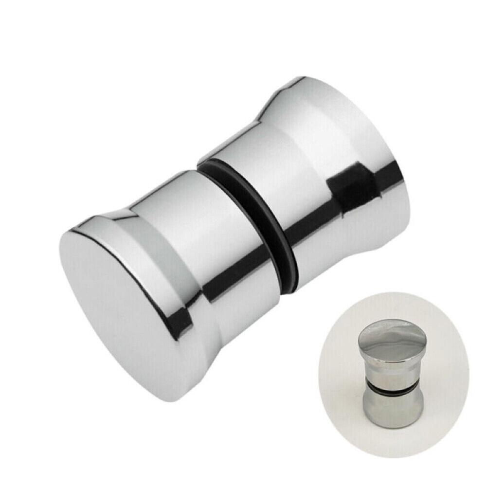 Handle HandlDoor Knob Bathroom Door Replacement Handle Chrome Plastic Handle Silver Wine Cabinet  Handle Shower Glass Door Pulls