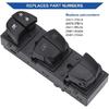 Window Control Switch For Nissan Altima Pathfinder Murano Maxima Kicks 2013-