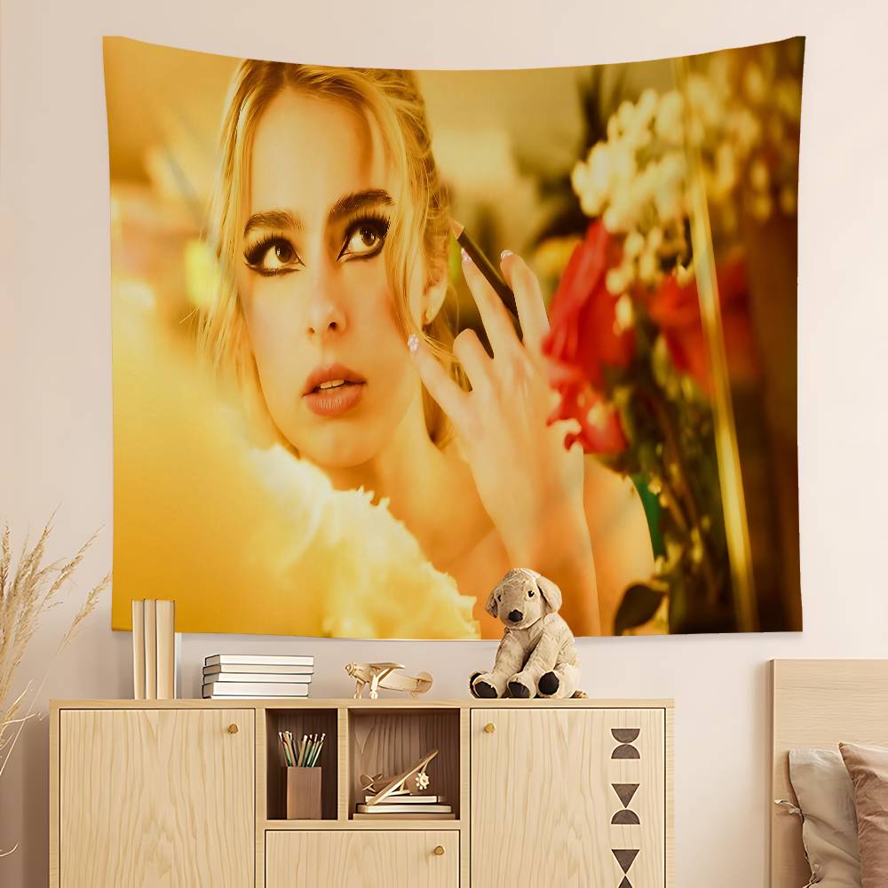 Singer AAddison Rae Printed Large Wall Tapestry Hanging Tarot Hippie Wall Rugs Dorm Art Home Decor