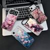 Cherry Blossom Sakura Fashion Soft Phone Case for iPhone 15 16 17 Pro Max 17Air 16E 14 Plus 13 12 Mini Shockproof Cover Back She