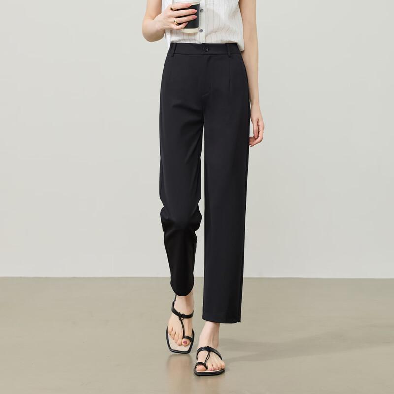 ESE-Y Women s High-Waist Loose Ankle Pants 30R