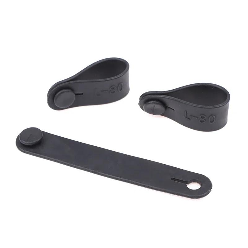Motorcycle Rubber Frame Securing Cable Wiring Harness Power Cord Tie Clutch Line Brake Cable Ties Elastic Fix Accessories