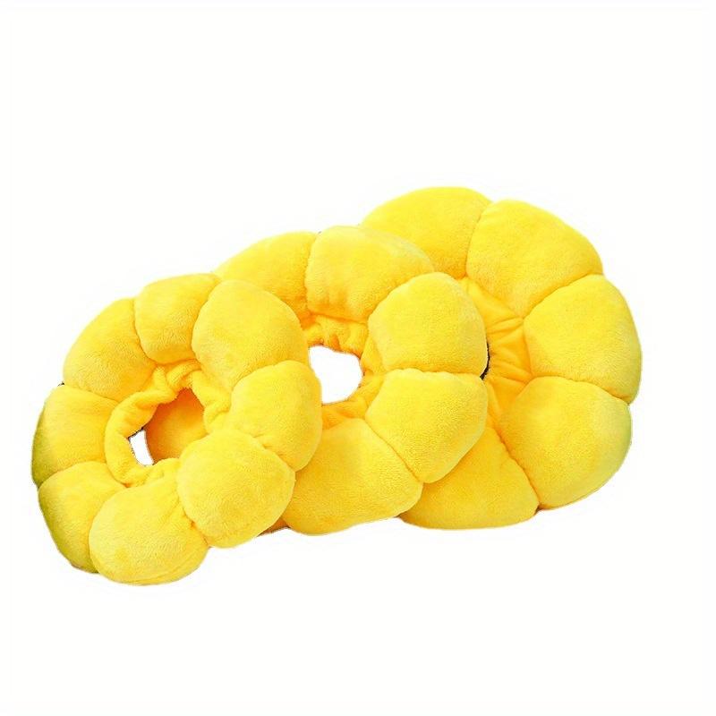 Sunflower Pet Collar Adjustable Anti-Bite Surgery Anti-Lick Wound Healing Cat Protection Collars Soft Plush Pet Head Cover