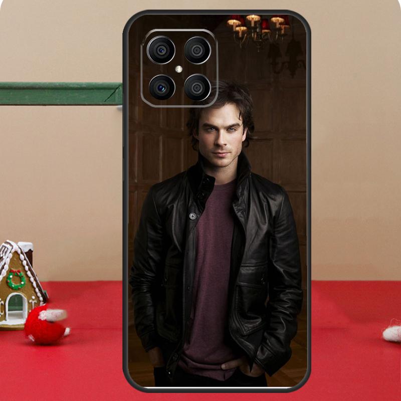 Damon Salvatore Vampire Diaries Case For Honor Magic 8 5 6 7 Lite Honor 400 Pro 200 70 90 X8c X8b X9a X9b X9c X9d Win Cover