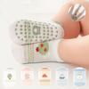 4-Pair Baby Floor Socks, Summer Thin Non-Slip Cooling Indoor Toddler Socks for Crawling Infants, Breathable Mesh