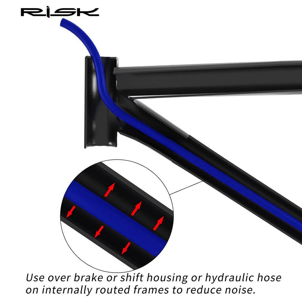 RISK Bicycle Foam Cable Housing Soundproof for MTB Road Bicycle Shifting Cable Practical Bike Internal Line Housing Damper