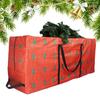 Große Weihnachtsbaum-Aufbewahrungstasche Langlebig Wasserdicht 210D Oxford-Gewebe mit 4 Griffen Baum-Aufbewahrungstaschen für einfaches Tragen