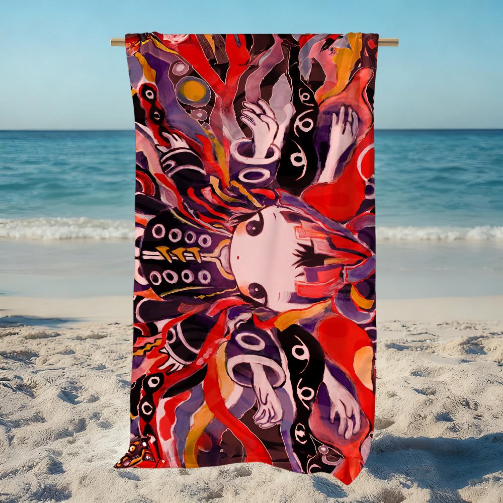 Singer K-kikuo Color Towel Beach Quick Dry Soft Pool Towels Gift for Travel Gym Shower Camping sports