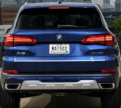 BMW X7 2019+ Chrom-Kofferraumleiste - Heckklappen-Akzent - Premium Auto-Heckdetail - Glanzverstärker Tuning NAD