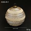 Holiday Decoration Ball Light Champagne Gold Christmas Ball Ornament Christmas Tree Hanging Ball Ornament Elegant For Retail