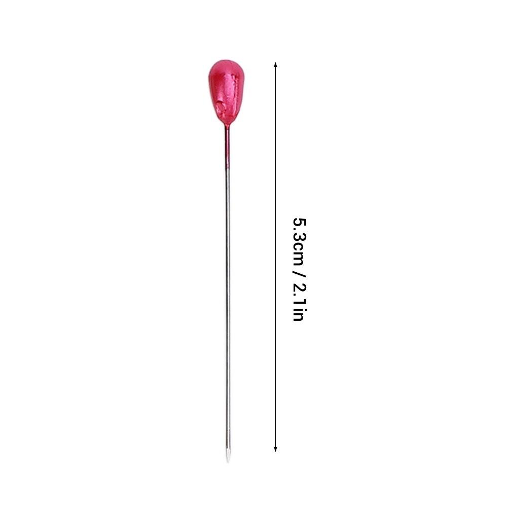 400pcs Teardrop Colored Pearl Head Corsage Pins Straight Sewing Pins For Flower Decorations
