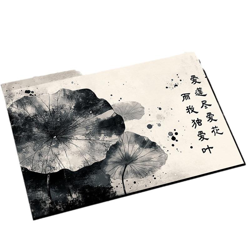 New Chinese Style Entry Door Mats, National Style Household Foot Mats, Entrance Door Mats, Non-slip Wear-resistant Entrance Mats, Entry Carpets