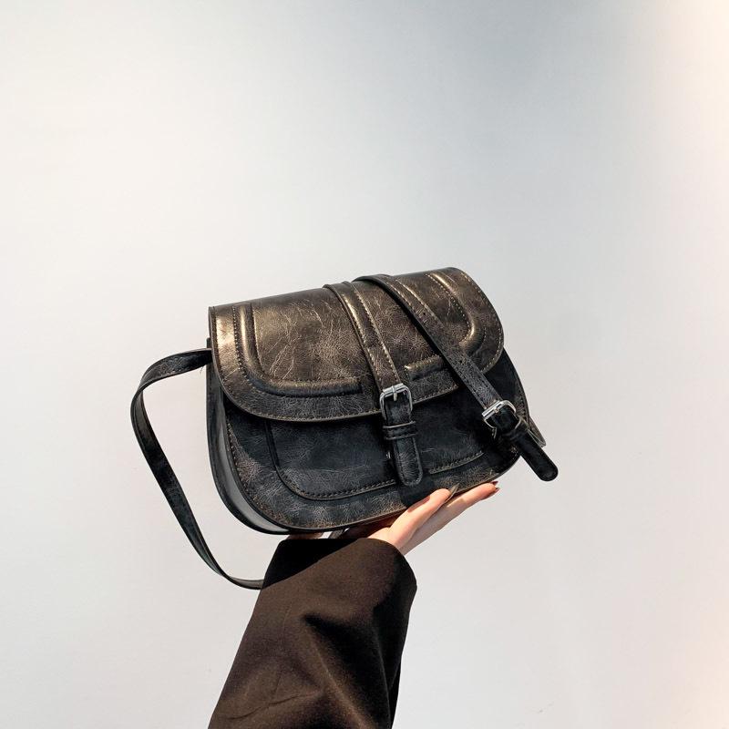 2024 Retro Satteltasche - Elegante, Nischendesign Schulter- & Umhängetasche für Damen