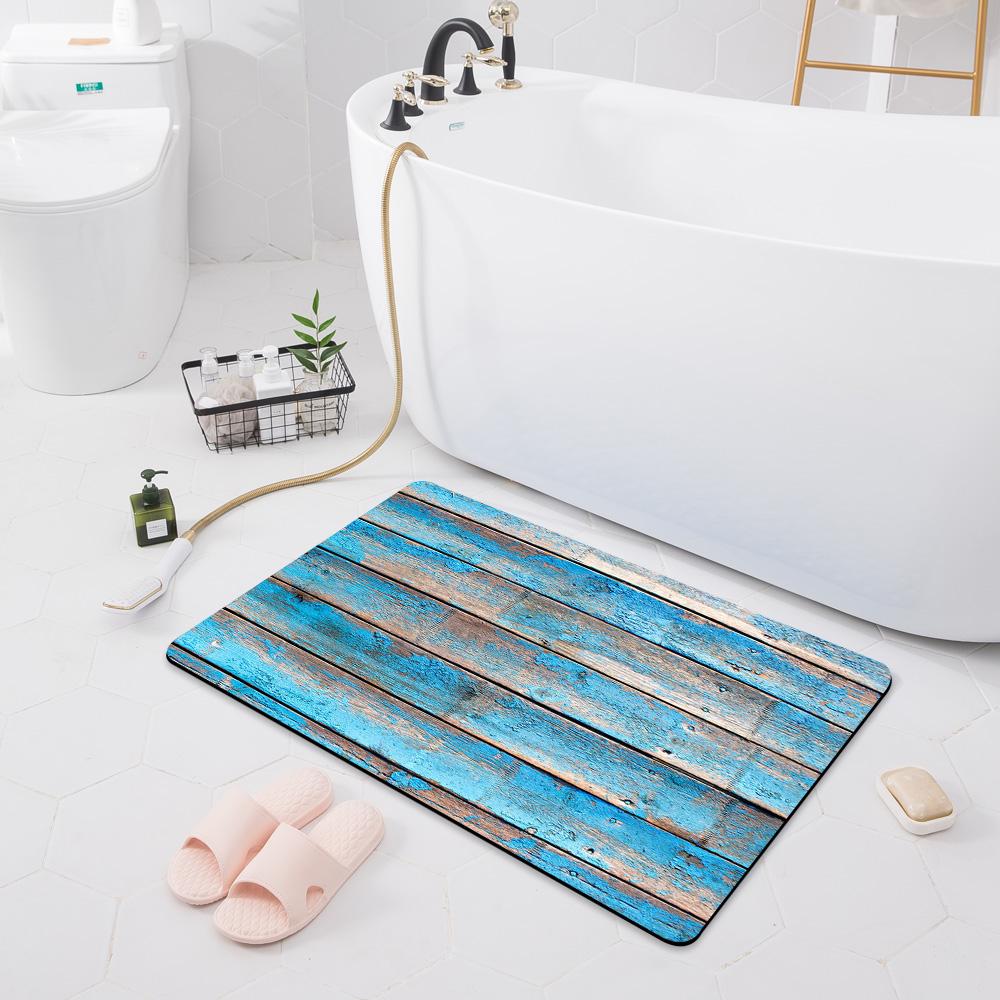 

Современный нескользящий впитывающий коврик, украшение для двери спальни, коврик для кухни, коврик для ванной комнаты, коврик для душа 40x60cm