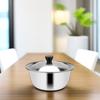 Stainless Steel Mixing Bowl Deep Design for Egg Beating Dough Kneading Salad Mixing Soup Cooking Baking Storage Multi-Function