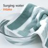 6 pcs Striped Towels Set Quick Dry Absorbent Bathroom Towels - 2 Bath Towels 2 Face Towels And 2 Washcloths