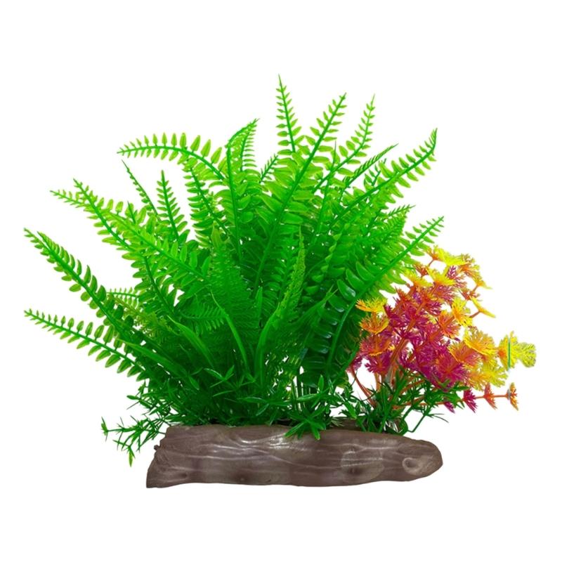 Aquariums Decoration Realistic Water Grass Simulation Water Plant for Various Fishtanks Landscapes Fish Shelter Hideouts