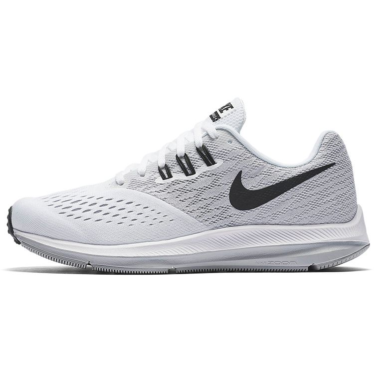 

Женские кроссовки Nike Zoom Winflo 4 White Black Wolf Grey 898485-100
