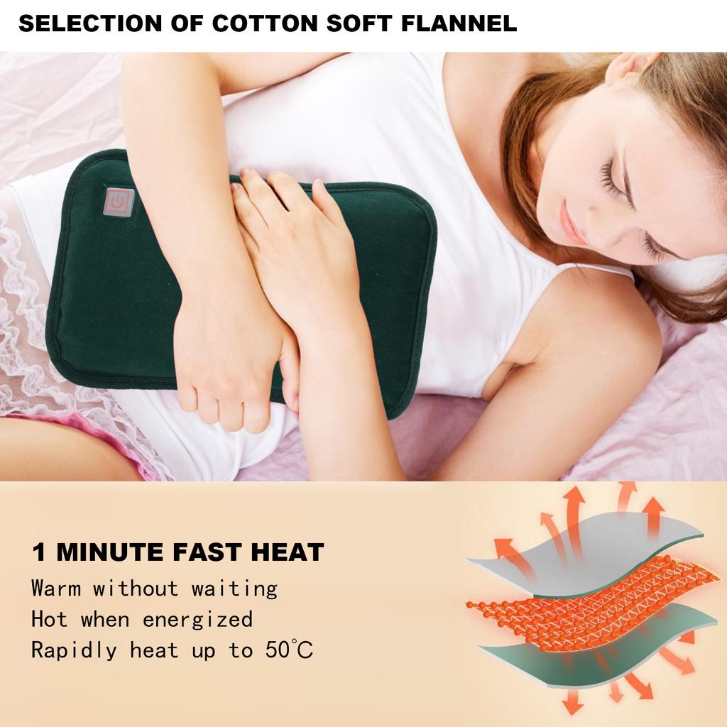 Hand Heater Waterproof Hand Warmer Waterproof Electric Heating Pillow USB PlugIn Handwarmer Pocket Pouch Heating Pad