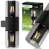 Lampa Ogrodowa Ścienna Zewnętrzna Kinkiet Elewacyjny 2X E27 Salvia Lumiled