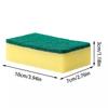 20/30PCS Dishwashing Sponge Kitchen Nano Emery Magic Clean Rub Pot Rust Focal Stains Sponge Removing Kit Cleaning Brush Sponges