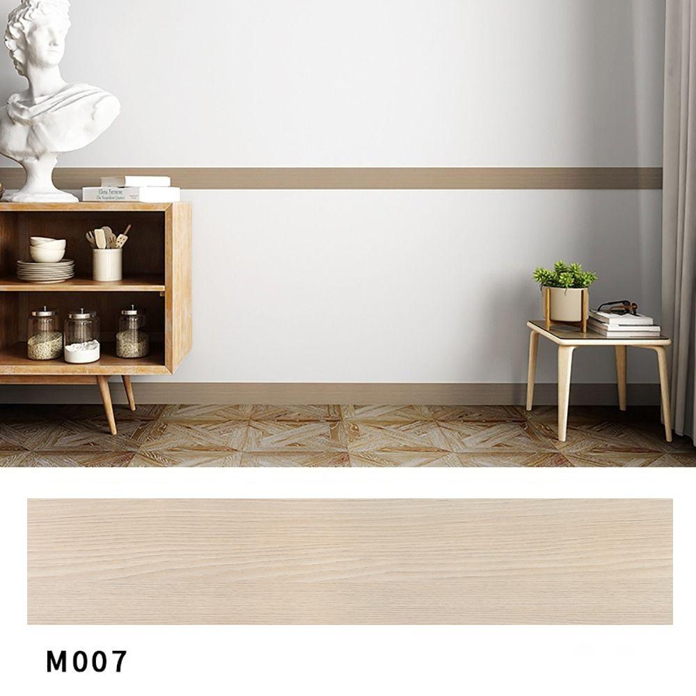 Self Adhesive Floor Tile Sticker Windowsill Corner Wallpaper Home Decor Skirting Line