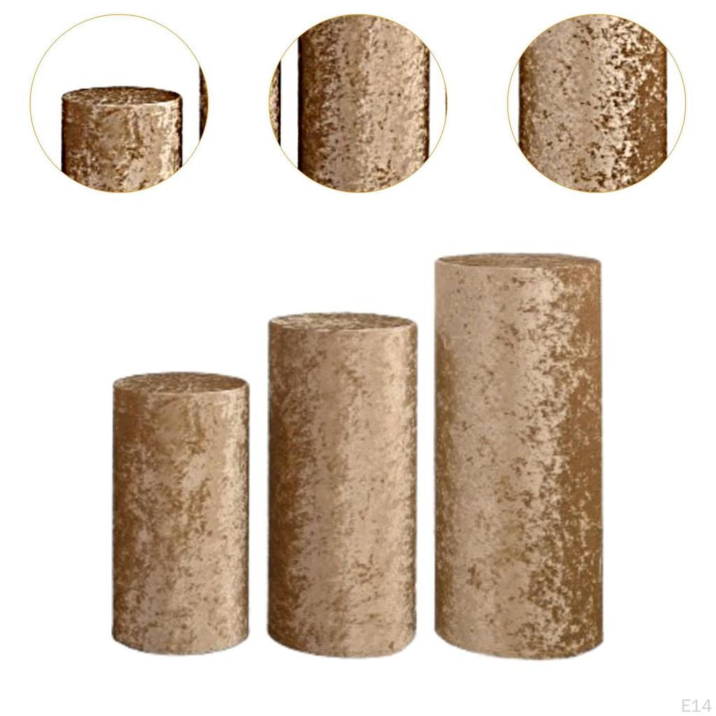 3 Pack Cylinder Stand Covers for Party Use