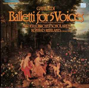 

LP Record GIOVANNI GASTOLDI NIEDERALTAICHER Balletti For 5 Voices For Singing PAD119 Pro Arte 1982 US Classical Used