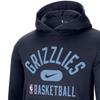 Nike X NBA Collaboration Memphis Grizzlies Spotlight On Court Performance Hoodie Unisex Hoodies Navy-Blue DB0906-419