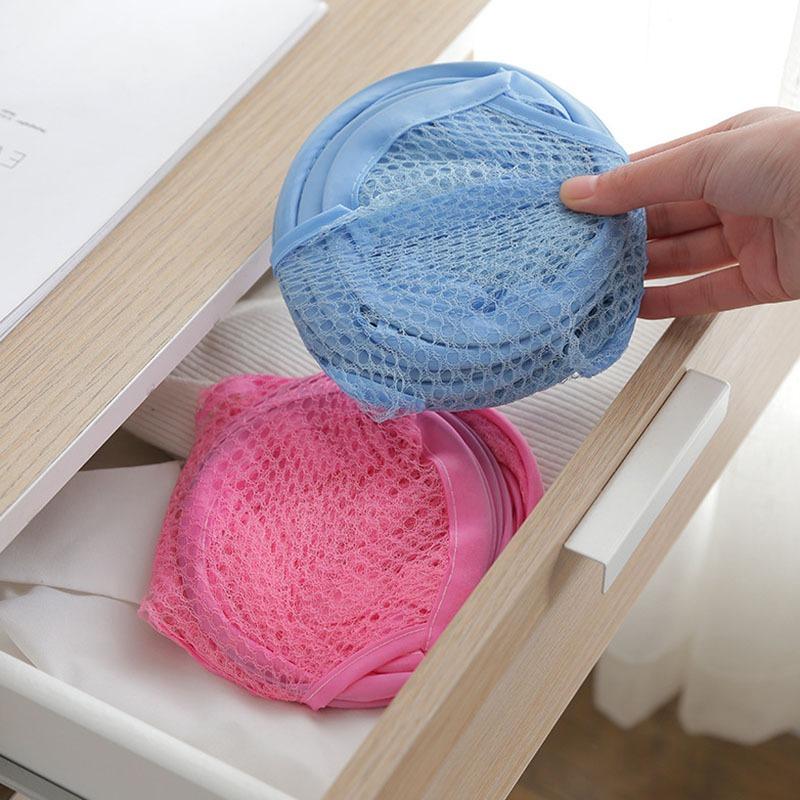 Foldable Mesh Laundry Basket With Durable Handles Strongly Frame Laundry Basket