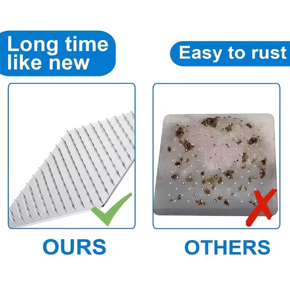 Ultra Thin 8/10/12 Inch Stainless Steel Rainfall Shower Head High Pressure Showerhead Black Golden Celing Mounted Shower Head