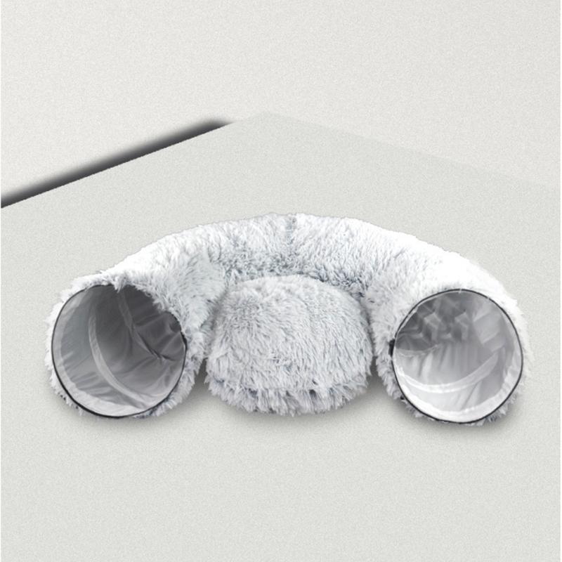 Pet Resting Hideaway Bed House Condo Plush for Small Large Pet Warm Bed Nest for Dogs Cats Cave Plush